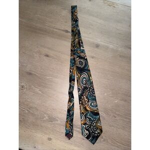 Zylos George Machado Abstract Pattern Silk Blend Necktie Men's Fashion Accessory